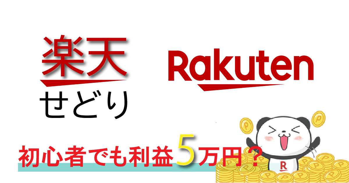 知識無しで今すぐからできる楽天せどり！初心者でも利益3万円も簡単！？